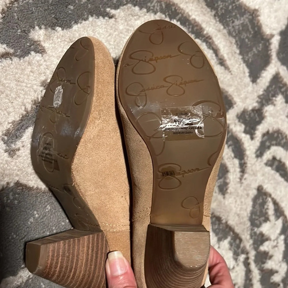 Jessica Simpson ankle suede fringe booties. New - Picture 5 of 5